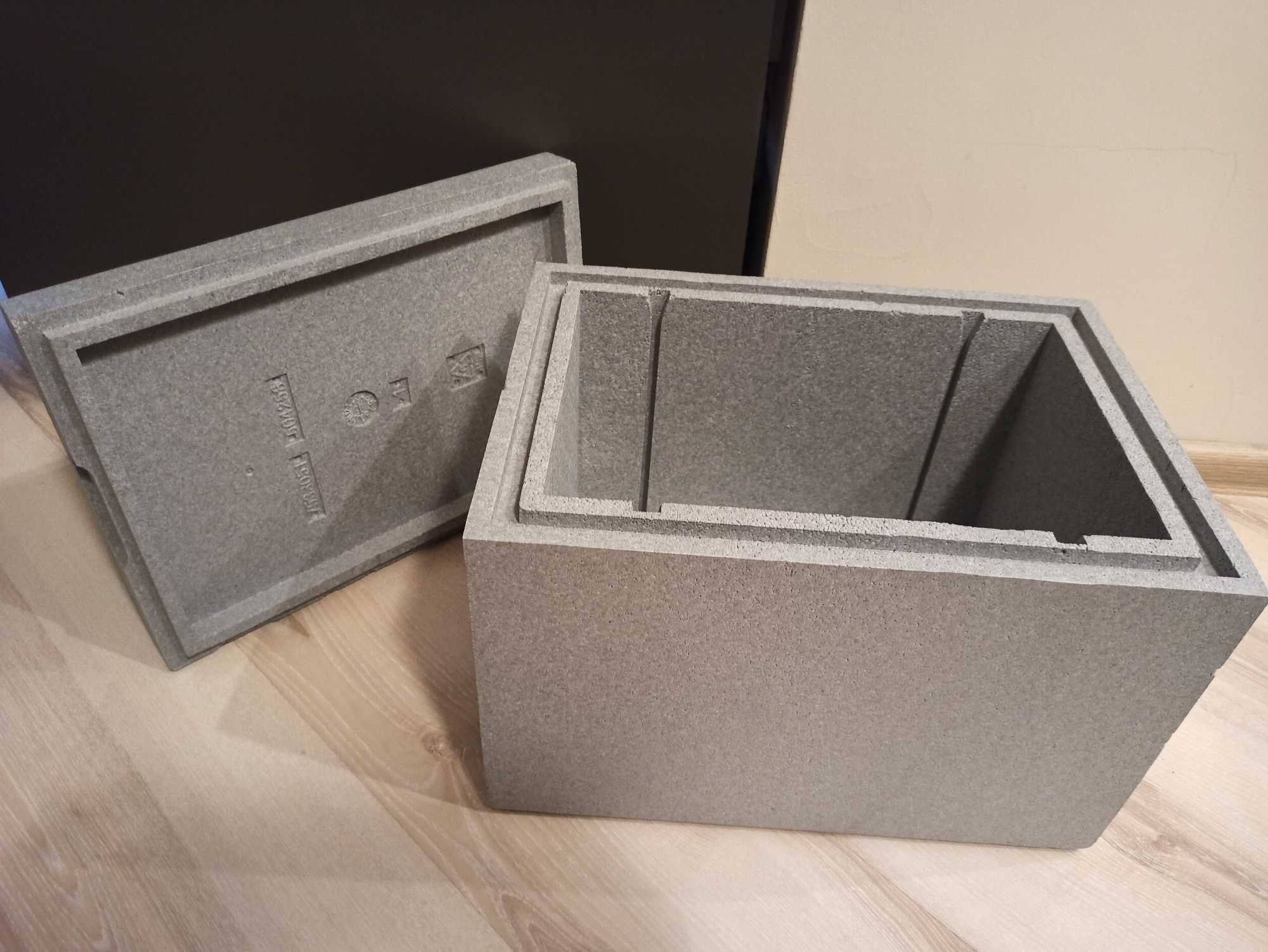 Pudło pudełko termiczne, styropianowe izolacyjne termobox 14L