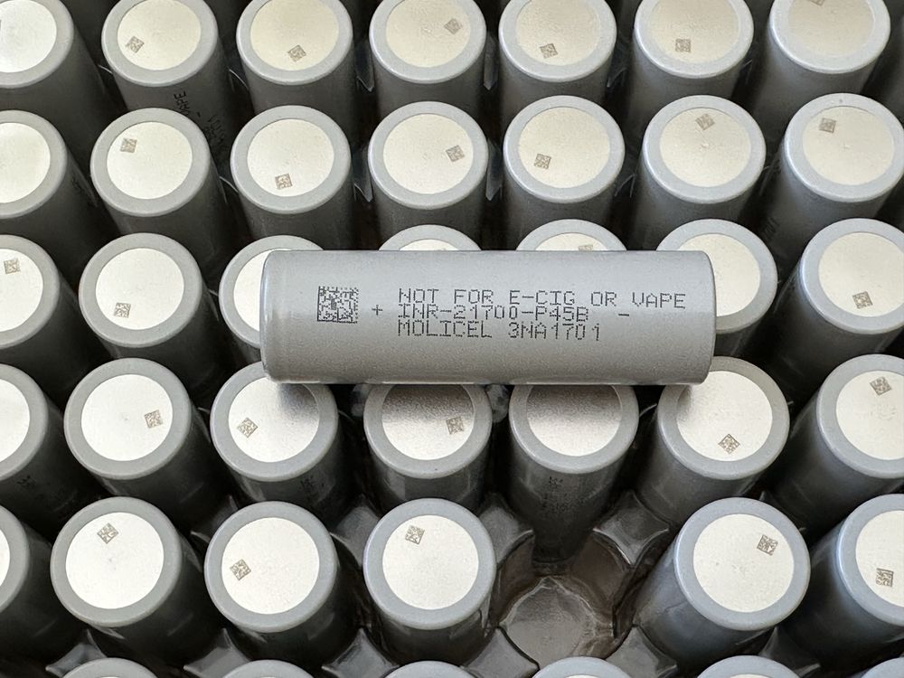 Акумулятори 21700 Molicel P45B/ P42A/P50B