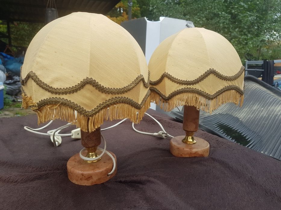 Lampy na stolik prl