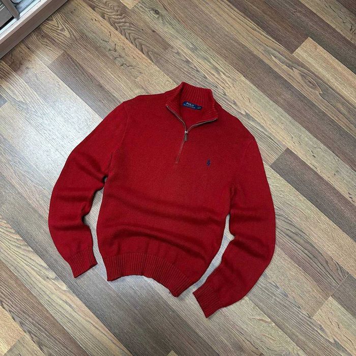 Світер 1/3 zip polo Ralph Lauren кофта зіпка Old Mani