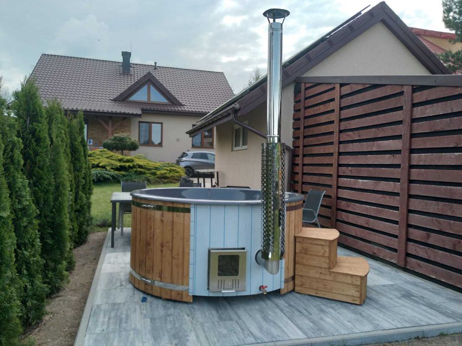 Balia ogrodowa Gorąca beczka Jacuzzi KOMPLETNA