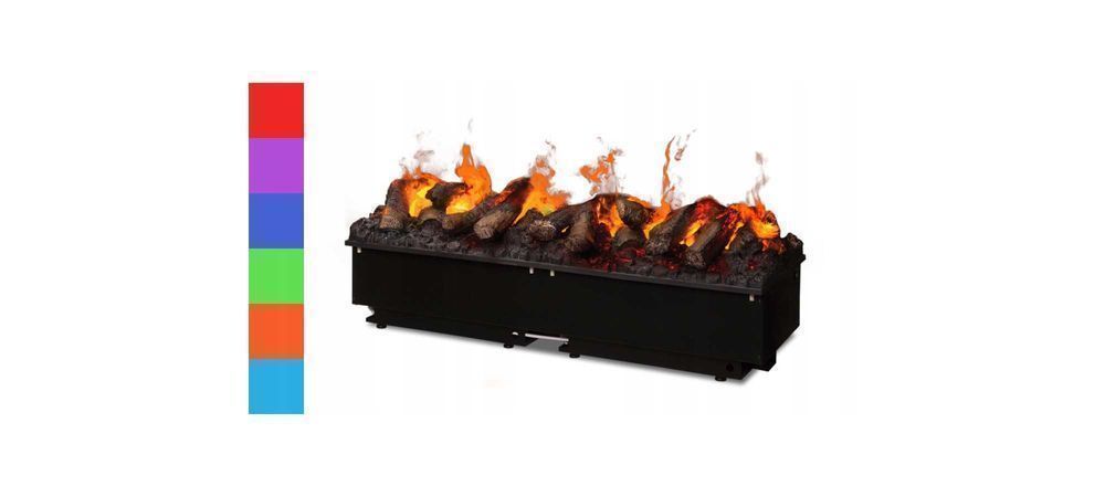 Kaseta kominek elektryczny Dimplex 1000R Multicolor z polanami 100cm