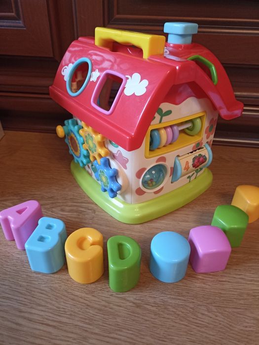 Сортер будинок. Розвиваюча іграшка Limo Toy чудо-будиночок