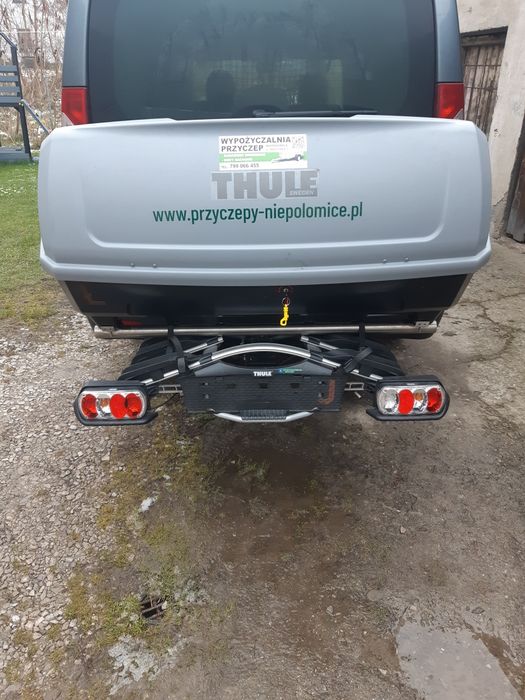 Boks na hak Thule kufer wynajem wypożyczalnia Kraków Niepołomice