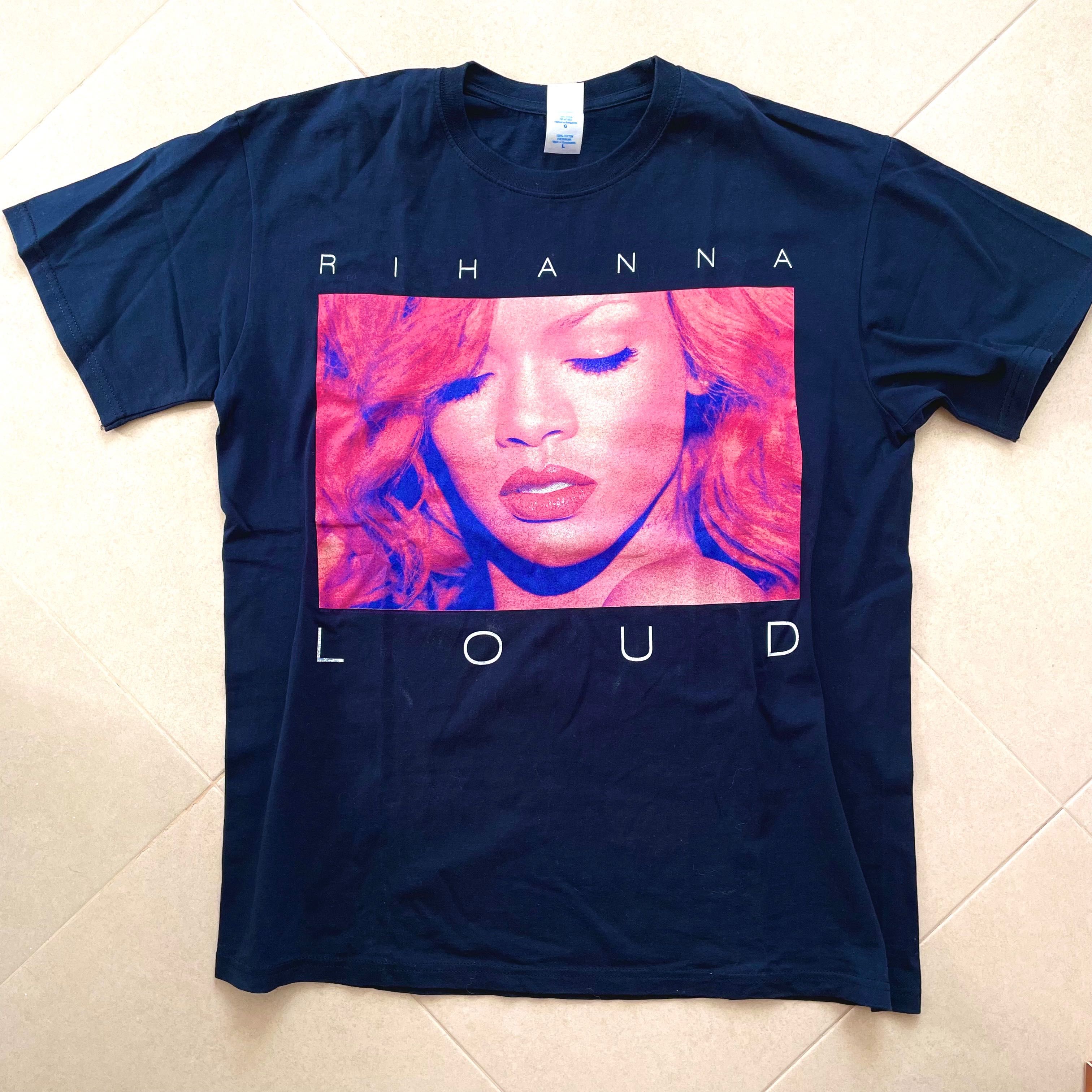 T-Shirt Rihanna LOUD Tour Merchandise Oficial, Tamanho L