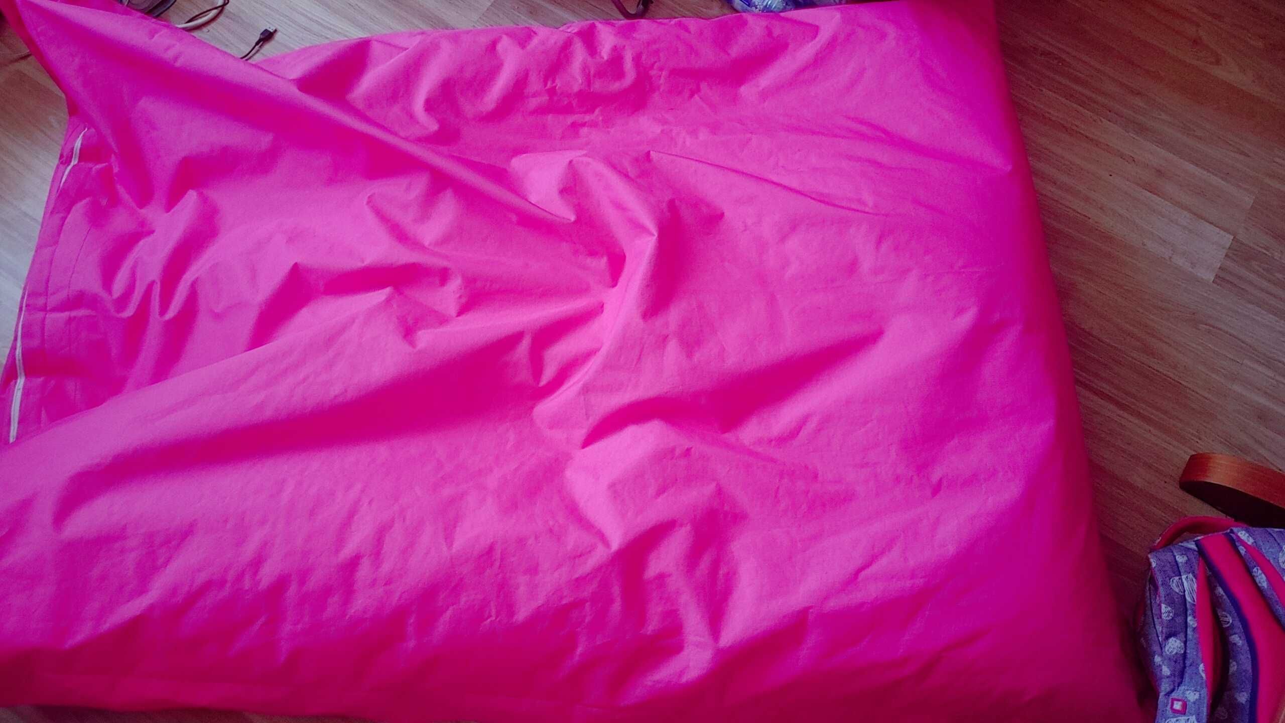 worek sako wodoodporny rozowy fotel ogromny