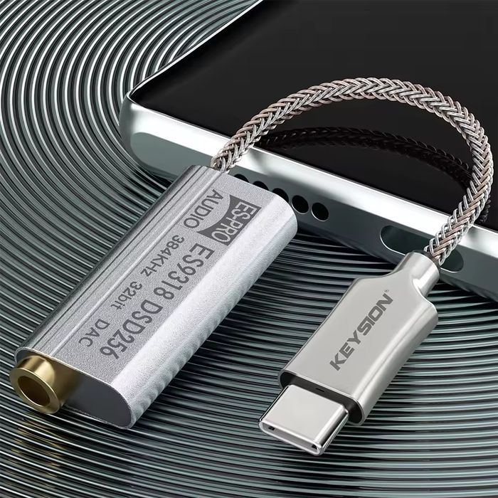 Keysion es9318 dsd256 amplificador de fone de ouvido hifi dac usb tipo