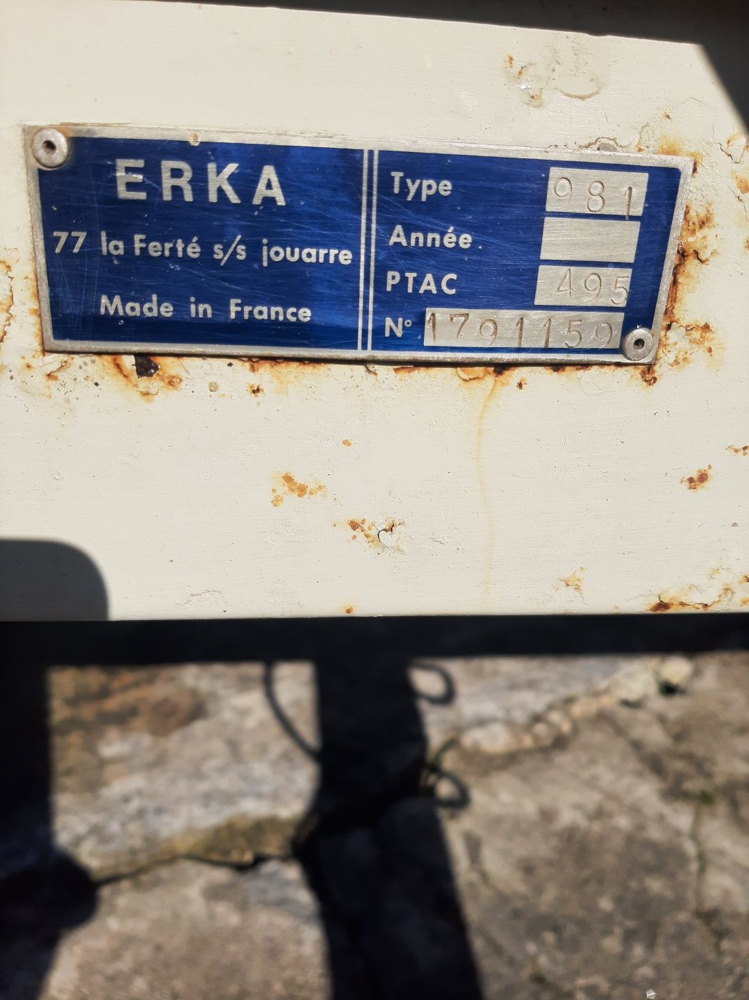 Reboque Francês ERKA