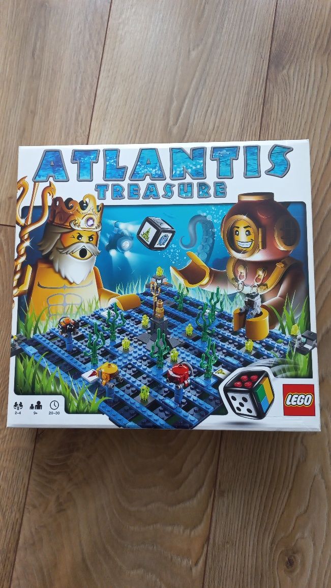 LEGO 3851 Atlantis Treasure gra planszowa kompletny zestaw