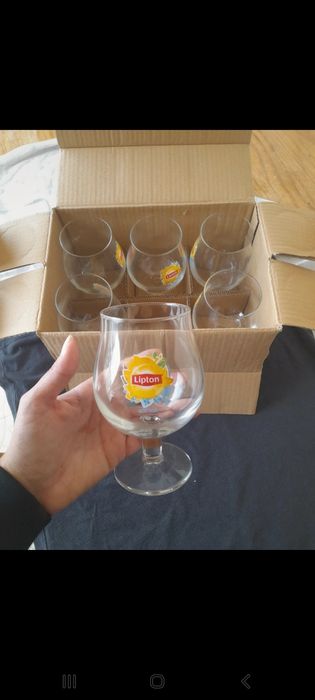 Conjunto de 6 copos com pé