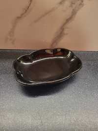 Ceramiczny czarny talerz patera