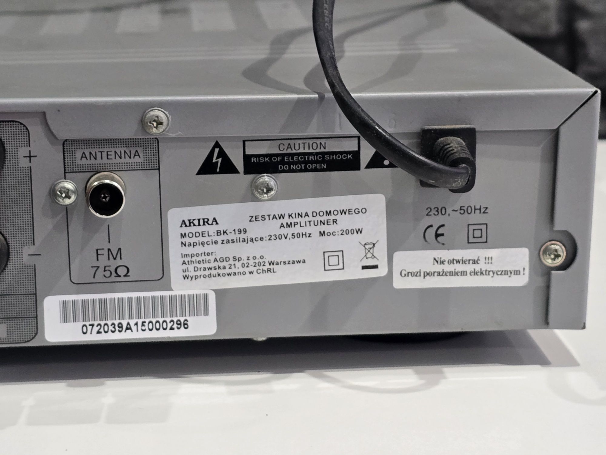 Amplituner AKIRA BK-199 200W