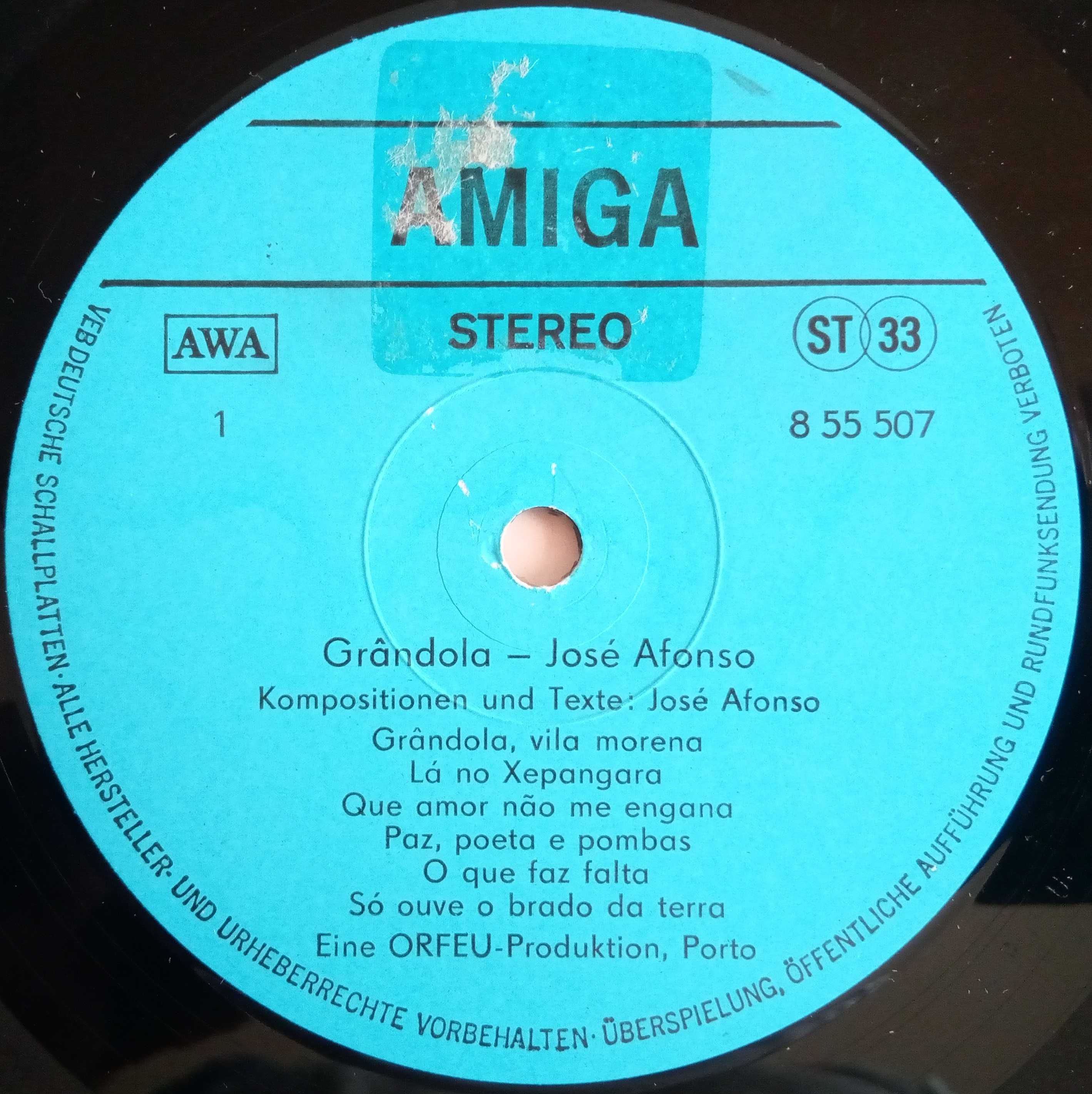 José Afonso	- - - - -		Grândola - Lieder Aus Portugal	- - - - -	LP