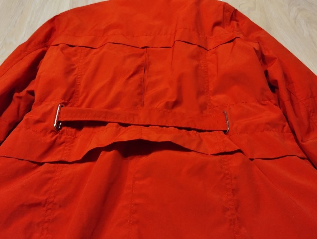 Czerwona kurtka przejściowa Zara Basic XL