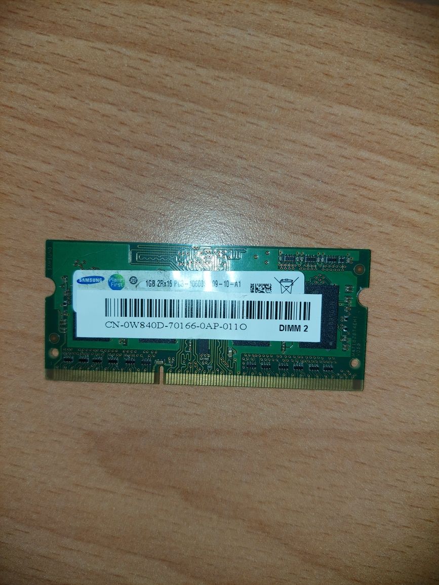 Оперативна пам'ять Samsung 1gb 2rх16 pc3-10600S