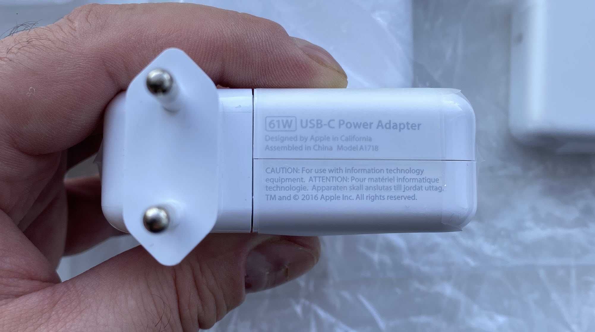 Блок питания USB Type-C для Apple MacBook 61W(MNF72),87(MNF82)