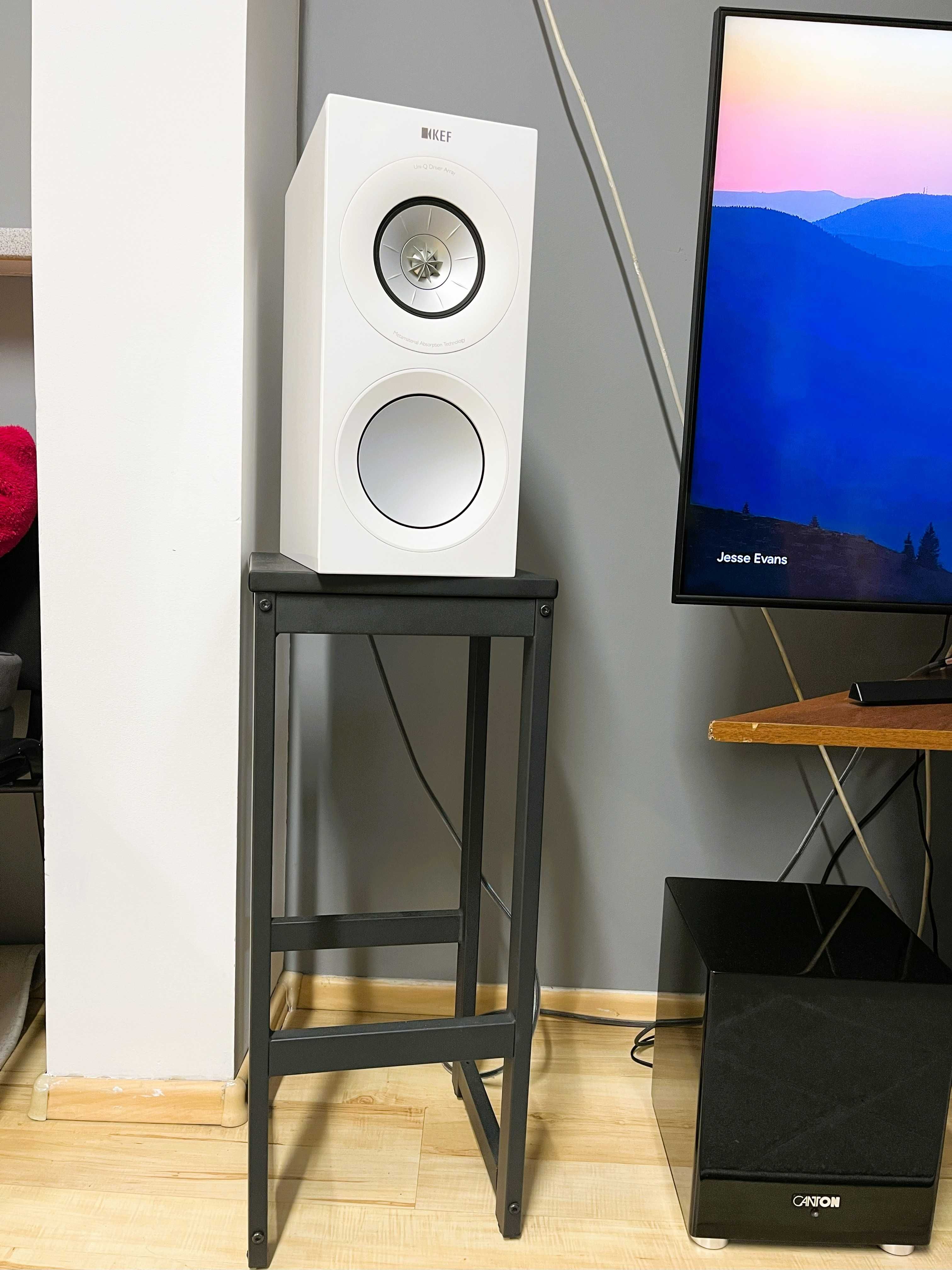 KEF R3 Meta. (Biały połysk). Para