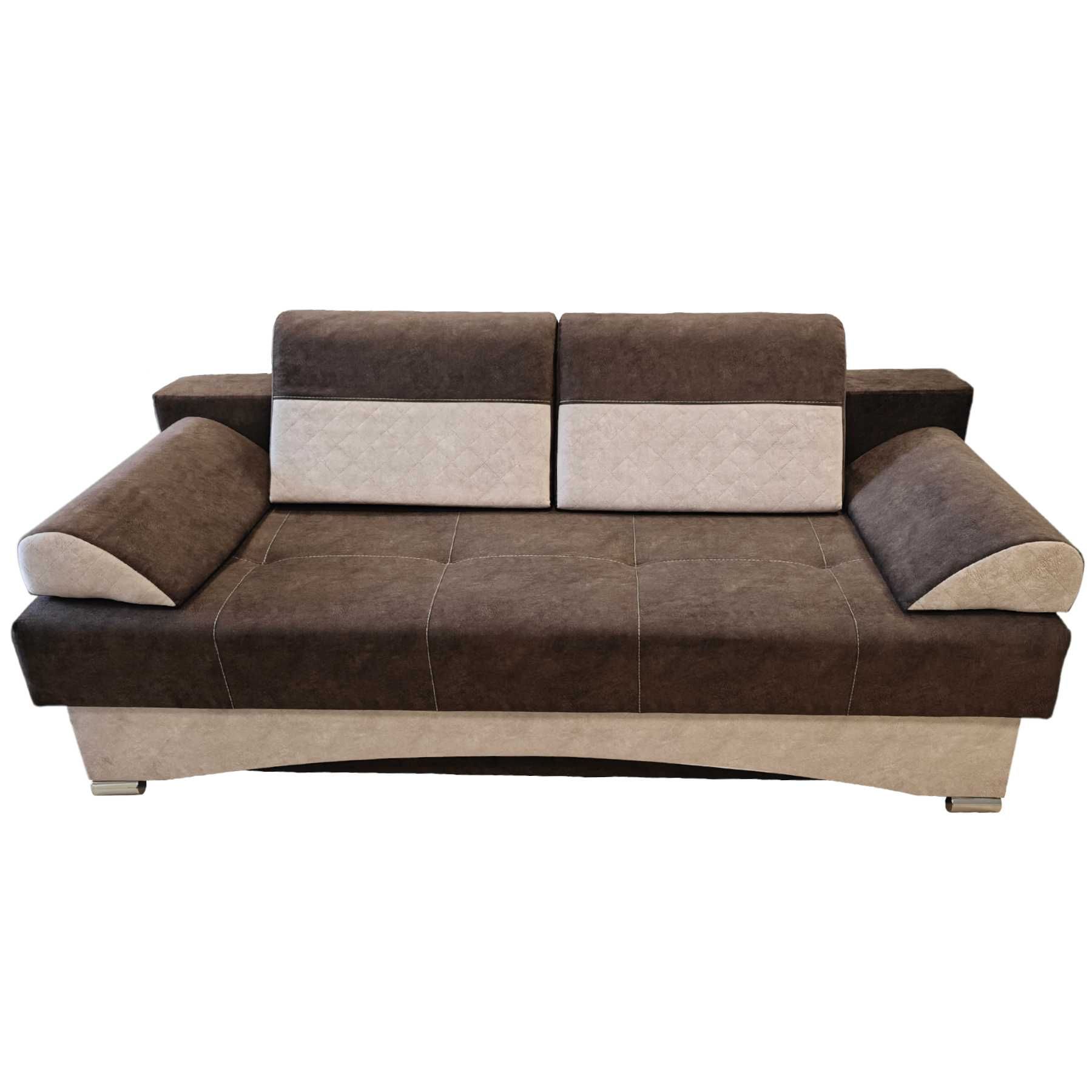 Nowość - Kanapa Sofa IBIZA-PLUS Pasy + Sprężyny Pikowany