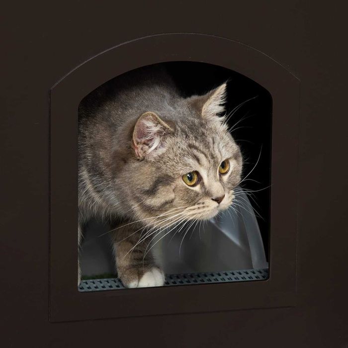 Armário para esconder caixa areia gatos ou para cama NOVO ENVIO GRÁTIS