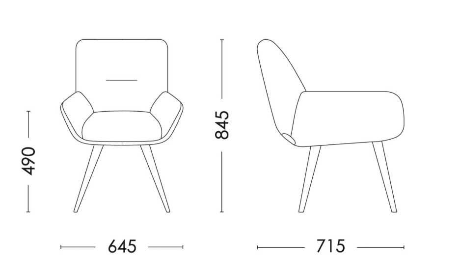 Стілець «Корі» від  FRANKOF