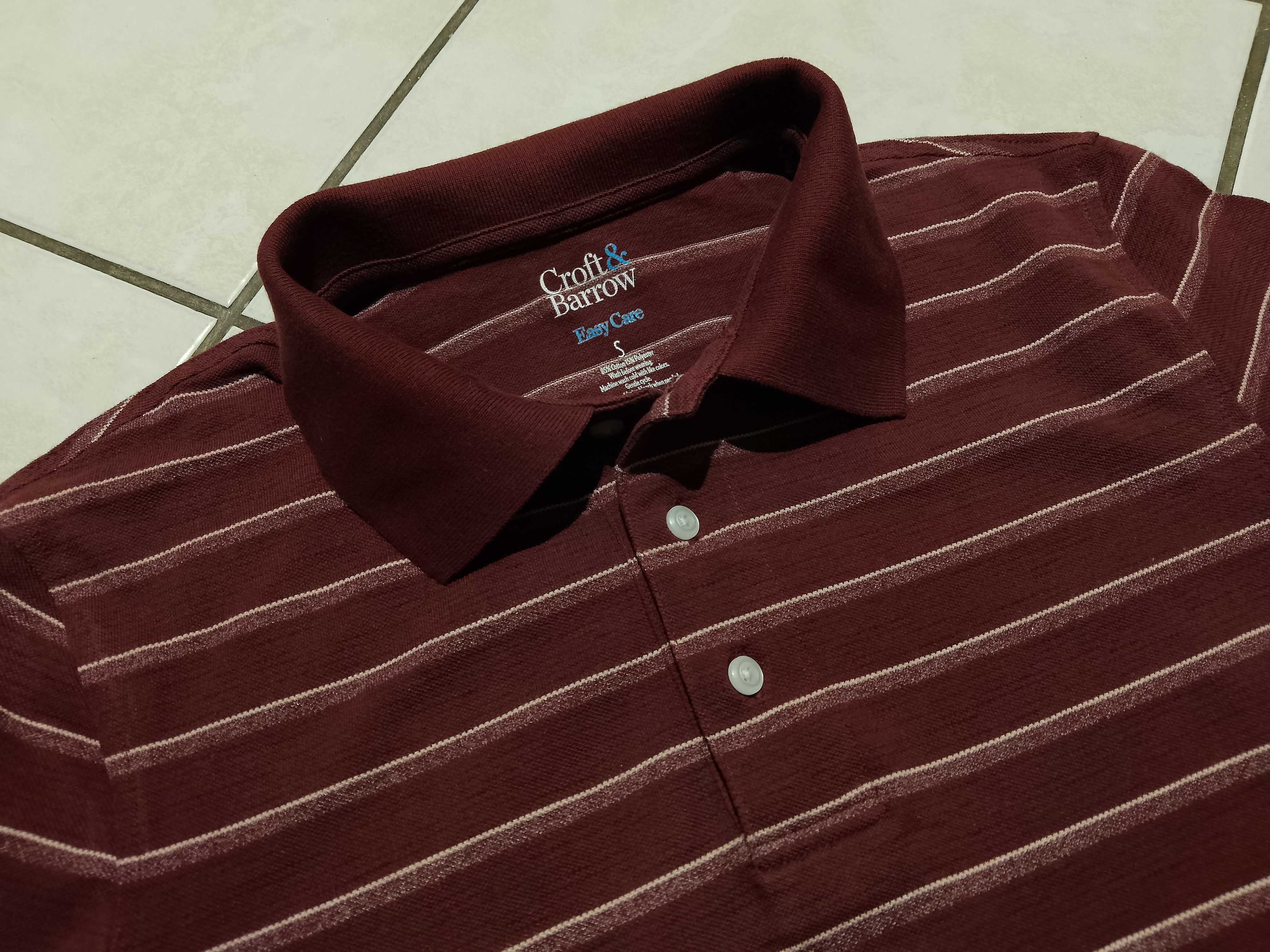 CROFT & BARROW USA - NOWA! Koszulka Polo Męska rozmiar S