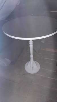 Білий чорний круглий стіл  розкладний стол офісний