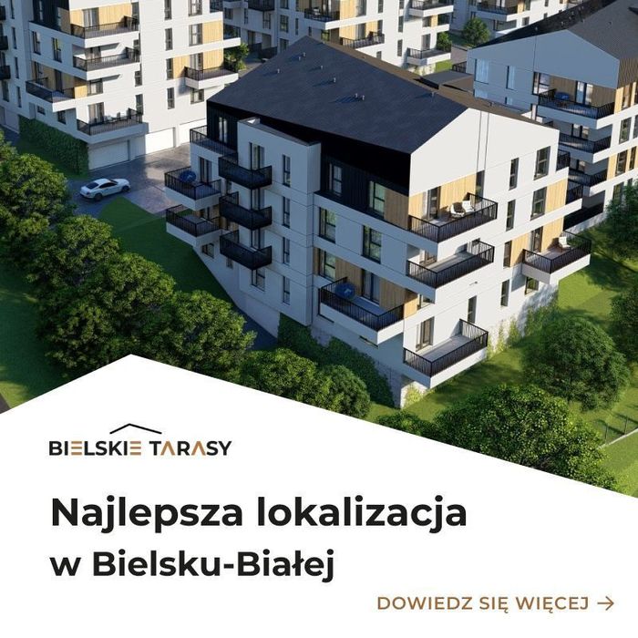 BIELSKIE TARASY mieszkanie 3 pok. + taras 75 m2!