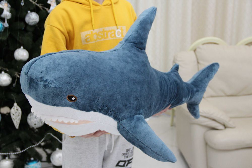 Акула - мягкая плюшевая игрушка (100 см)