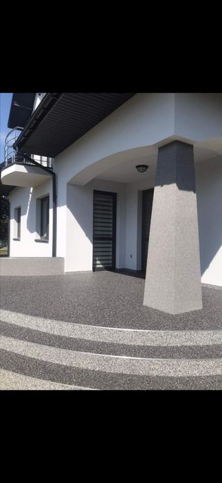 kamienny dywan balkon schody taras hydroizolacja usługa materiały