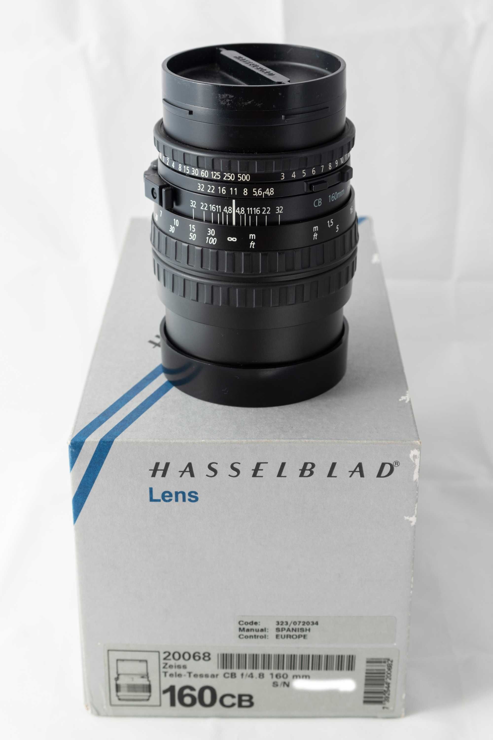 Objectiva Hasselblad - Carl Zeiss 160mm CB Tessar, como nova, impec!