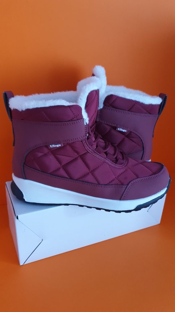 Buty nowe damskie zimowe ocieplane modne Rozmiar 37 / wkładka 24 cm