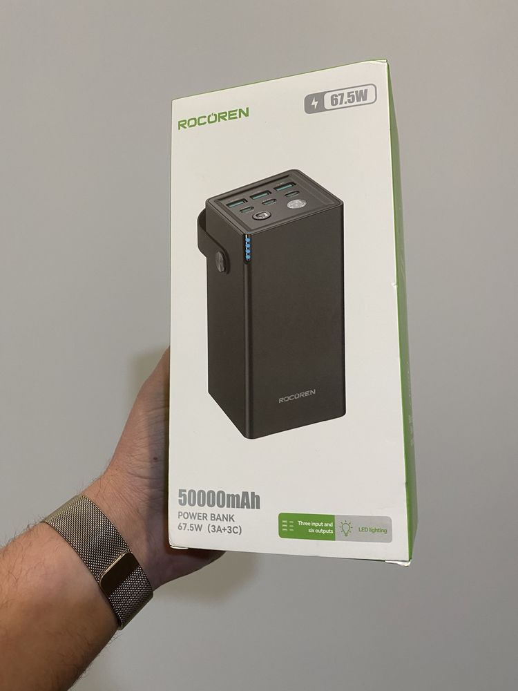 Rocoren 50000mAh Power Bank 67,5W (RCBP5W-67,5)