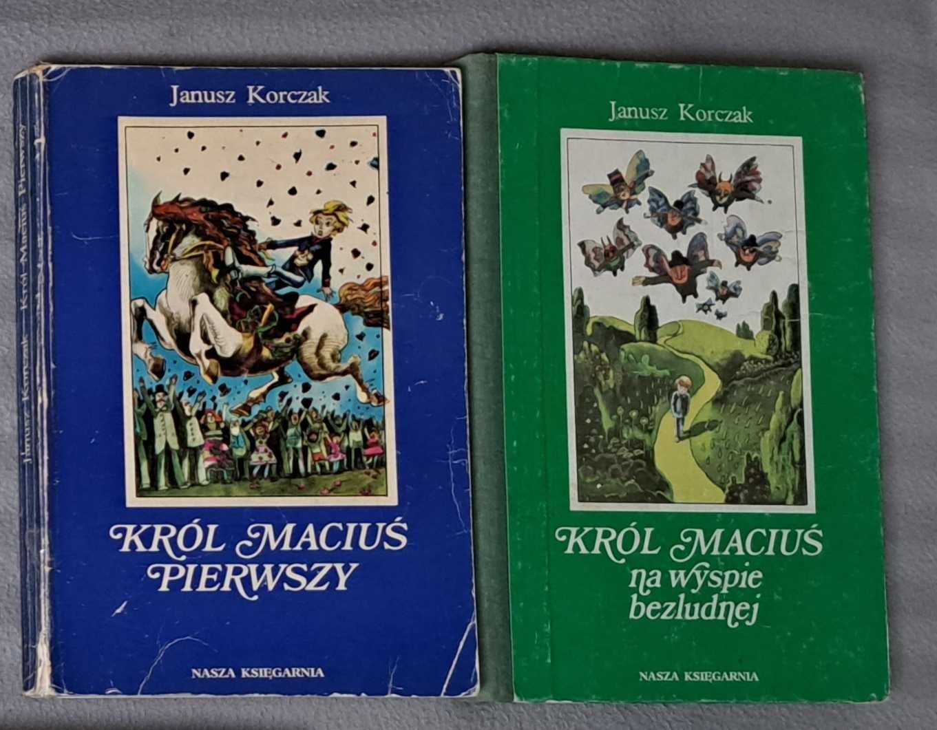 Król Maciuś pierwszy Król Maciuś na wyspie bezludnej Korczak zestaw