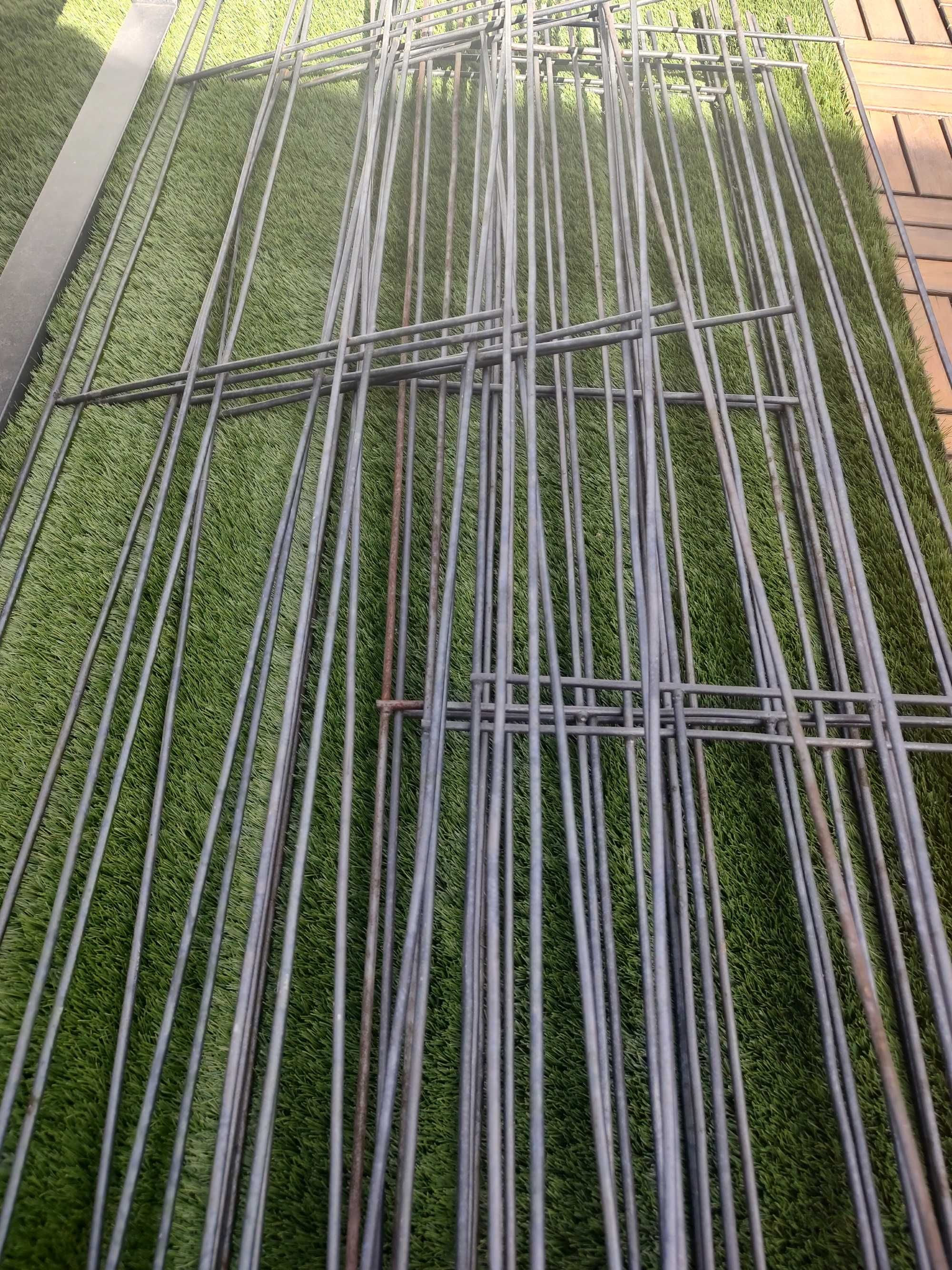 Krata Metalowa podpora na pnącza 12 sztuk 36 x 150 cm drabinka pergola