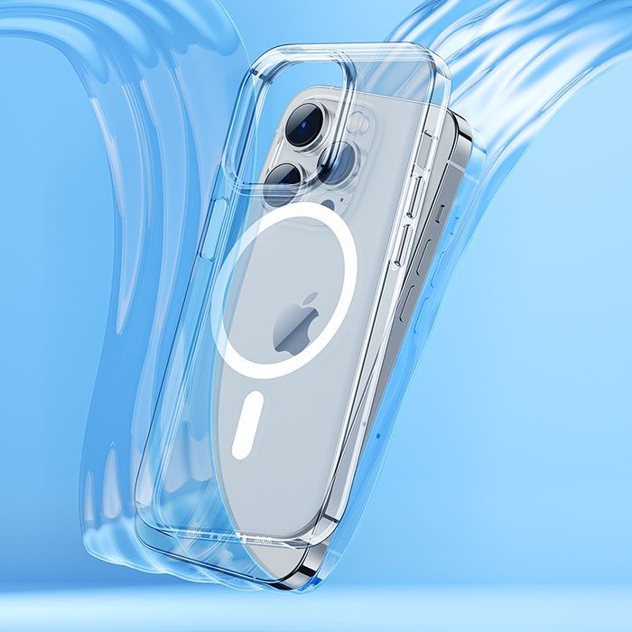 Benks Etui Magnetic Crystal Do Iphone 15 Pro Przezroczysty