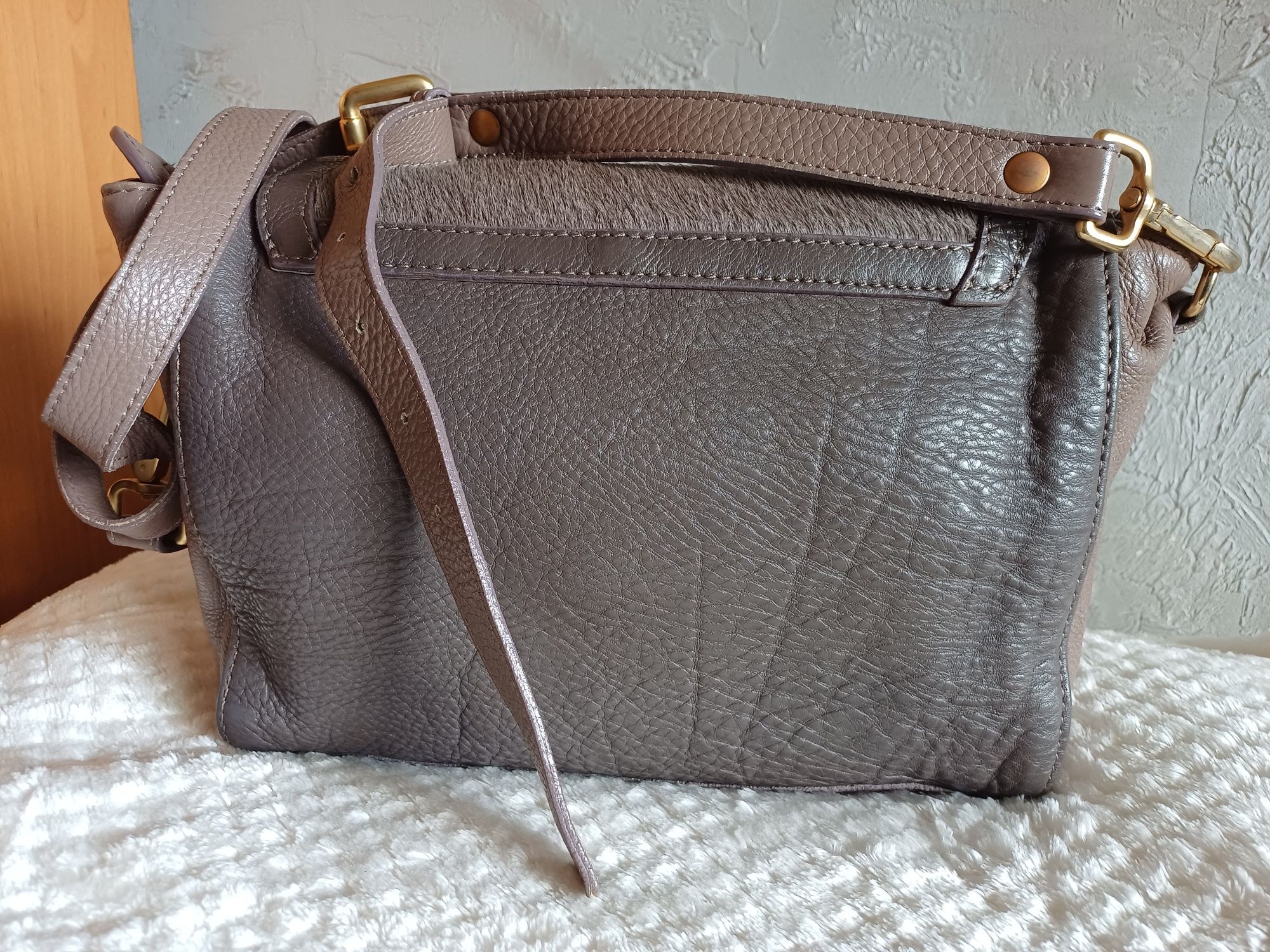 Сумка Massimo Dutti натуральная кожа