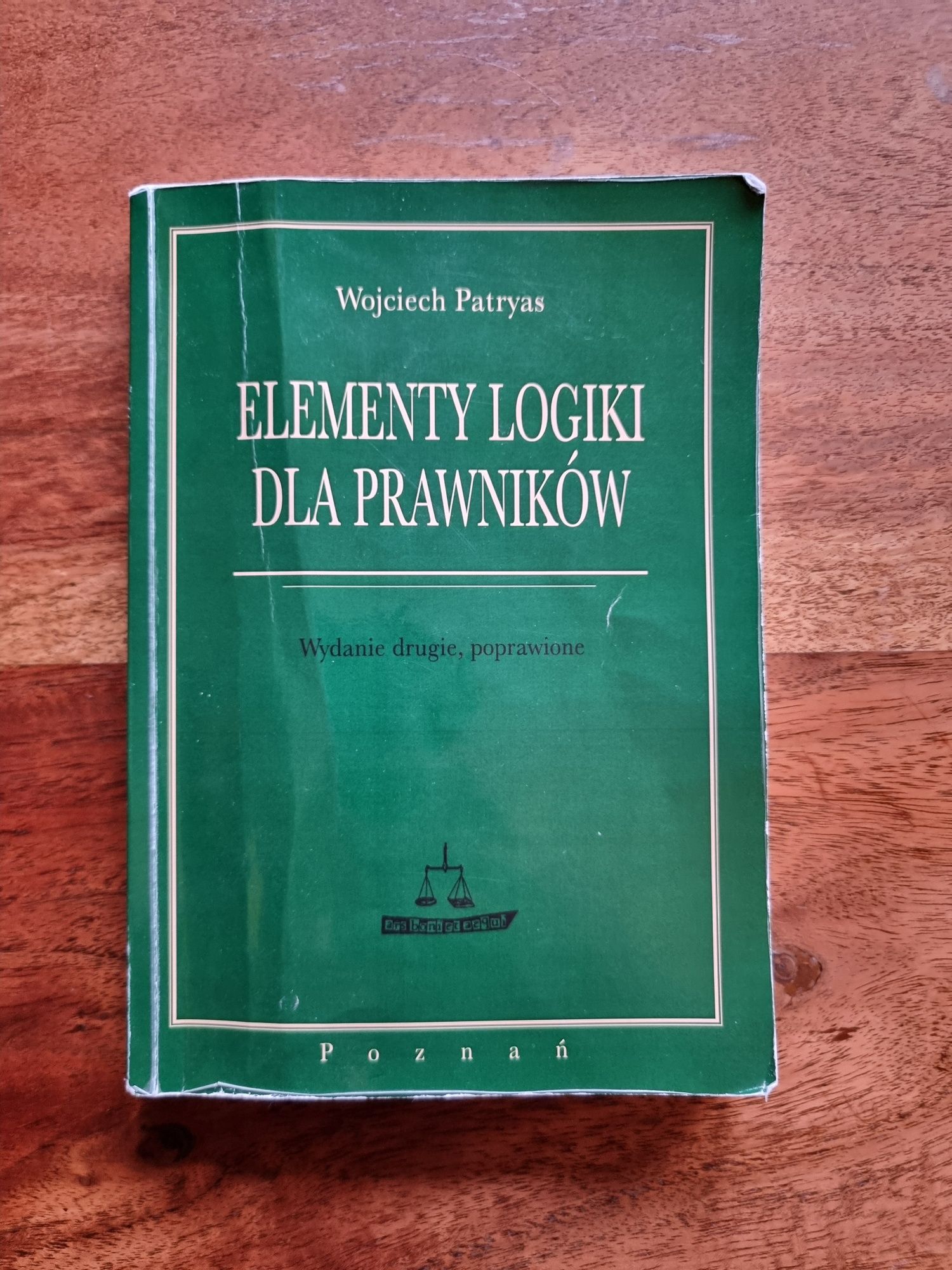 Elementy logiki dla prawników - Wojciech Patryas