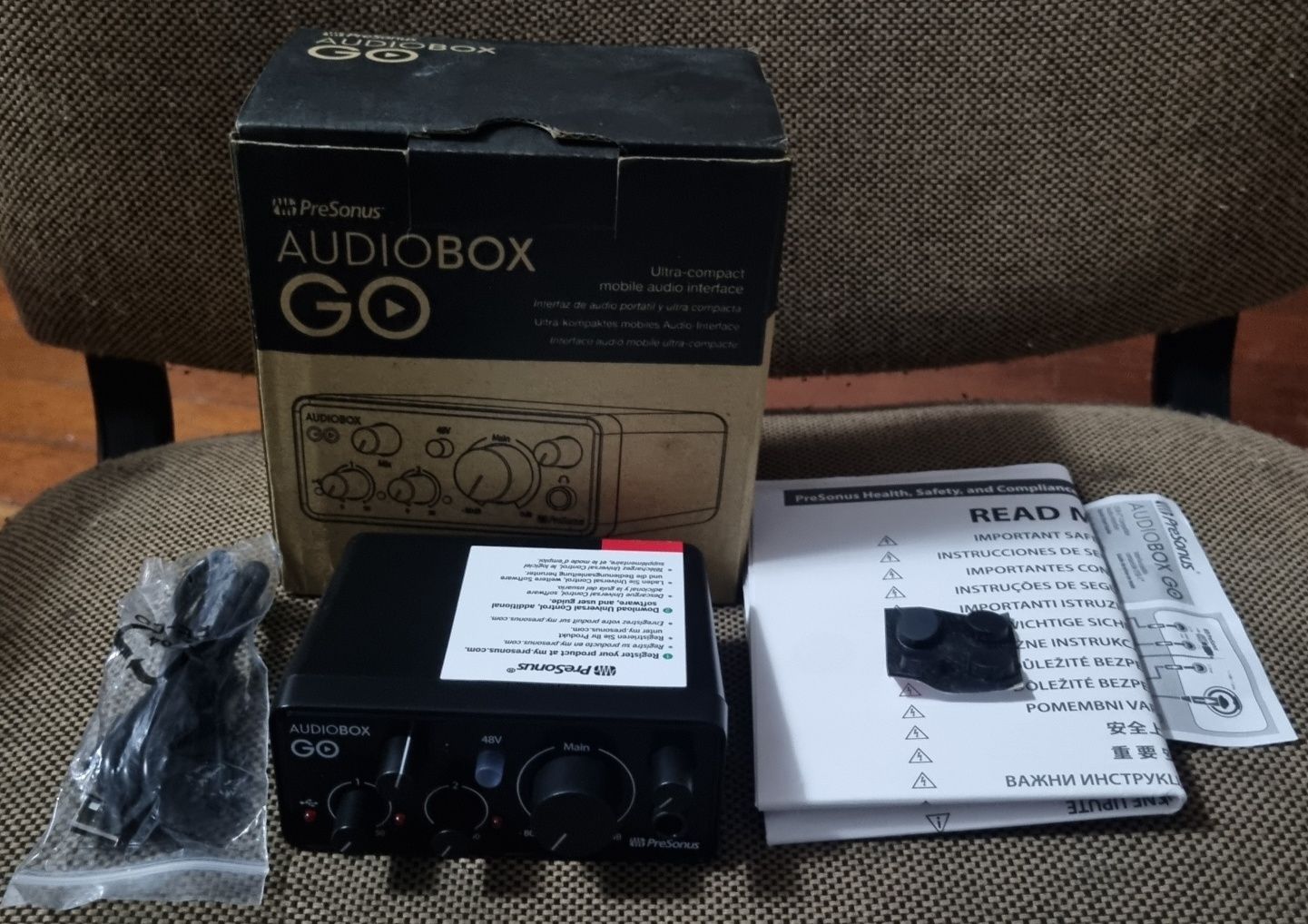 Interfejs audio PreSonus AudioBox GO USB nowy!