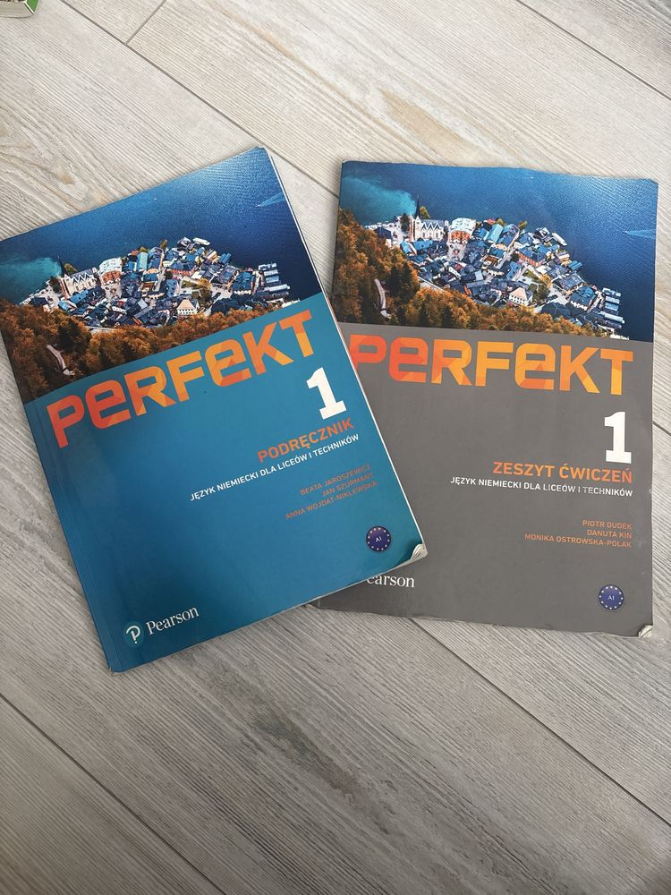 Podręcznik i zeszyt ćwiczeń j. niemiecki Perfekt 1