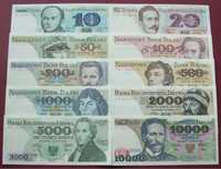 $$$ Zestaw Banknotów (2) POLSKA PRL Lata 80/90 - Komplet $$$ Z Klasera