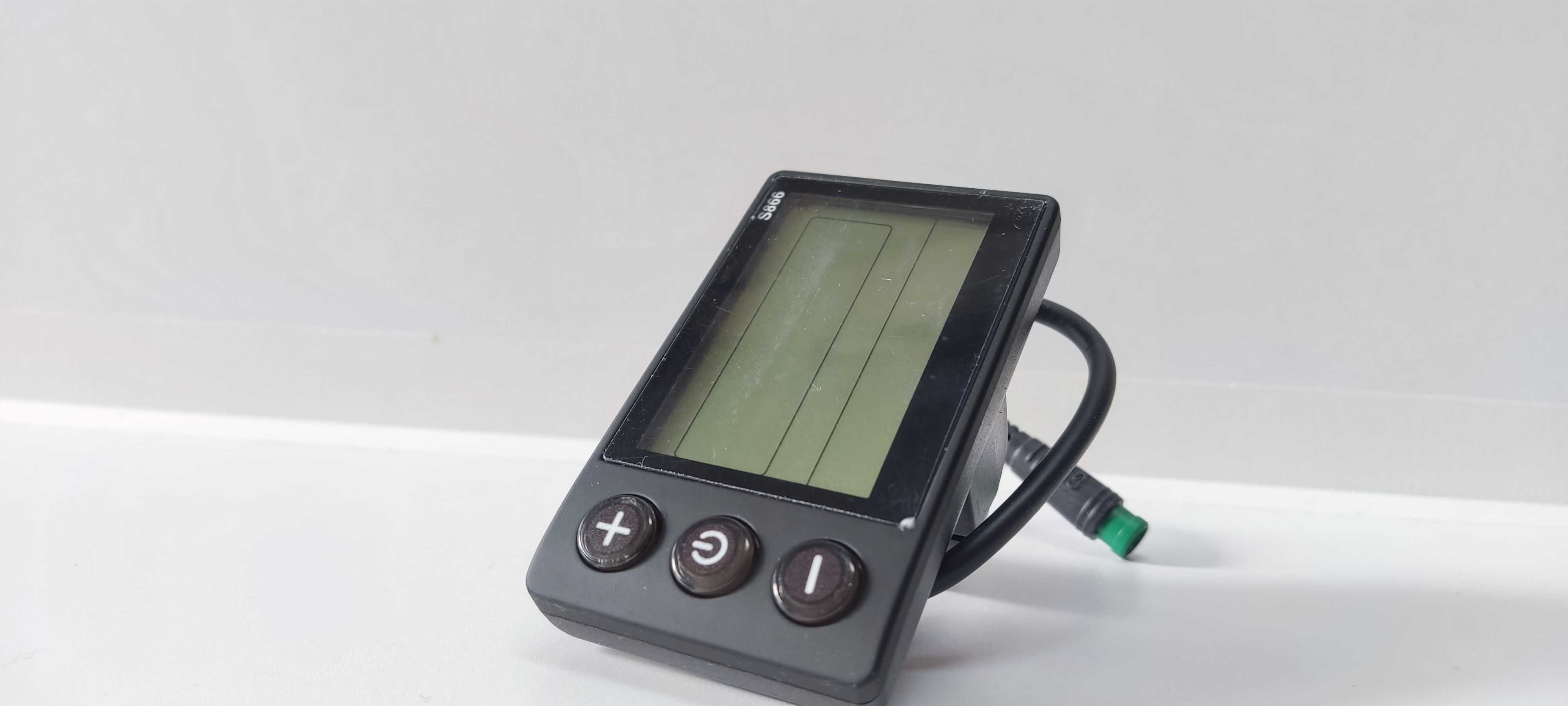 Fyearfly S866 LCD do e-bike 24V 36V 48V IP65 na kierownicę 22,2 mm