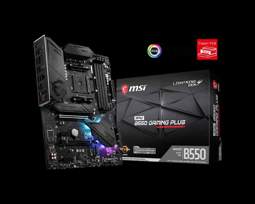 Материнська плата MSI MPG B550 Gaming Plus socket AM4