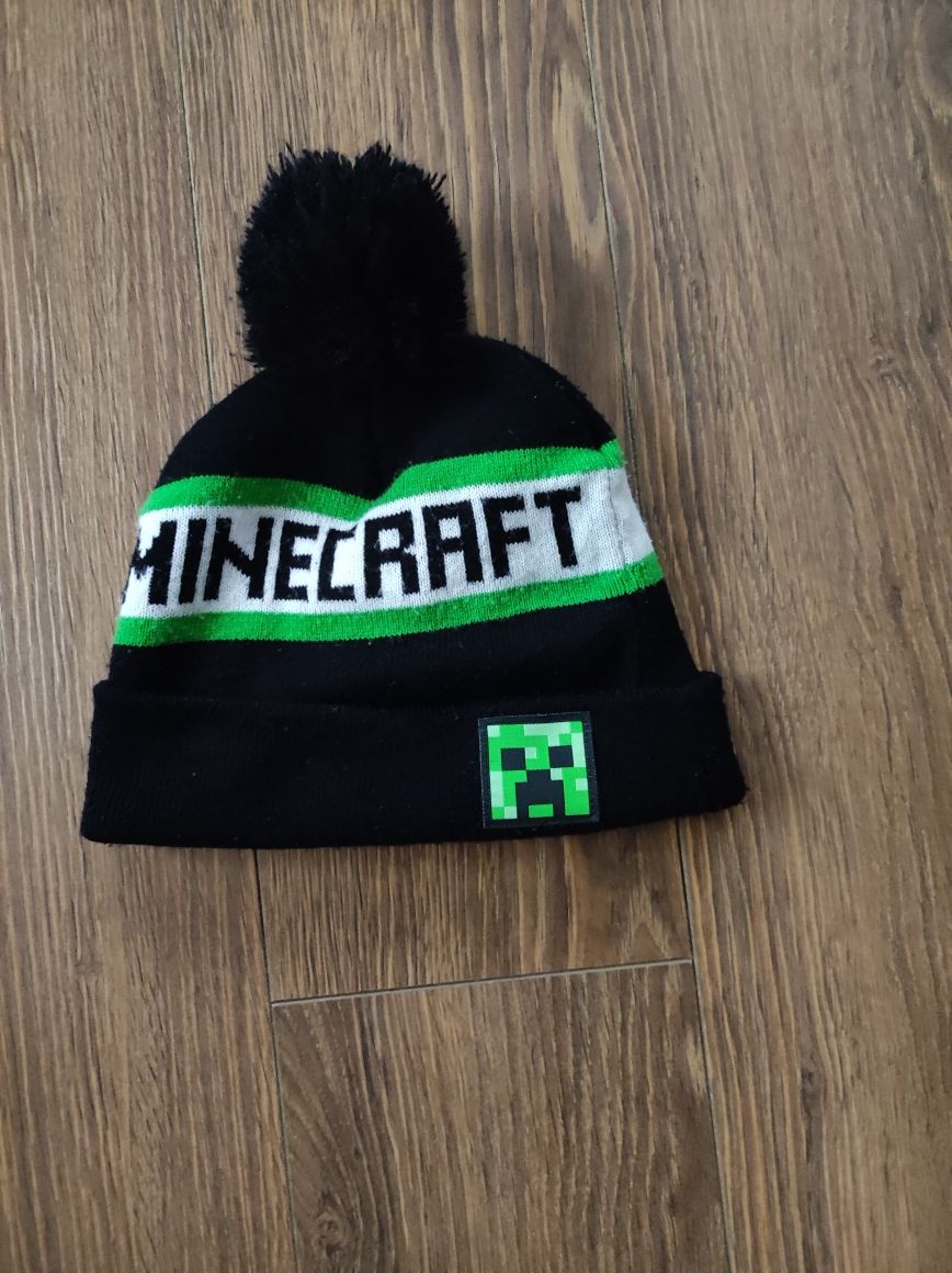 Czapka  chłopięca zimowa Minecraft 5-6lat