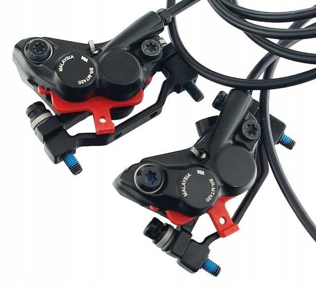 4-TŁOCZKI - hamulce Shimano BR-MT420 BL-MT401 KPL. D02S + 2x adapter