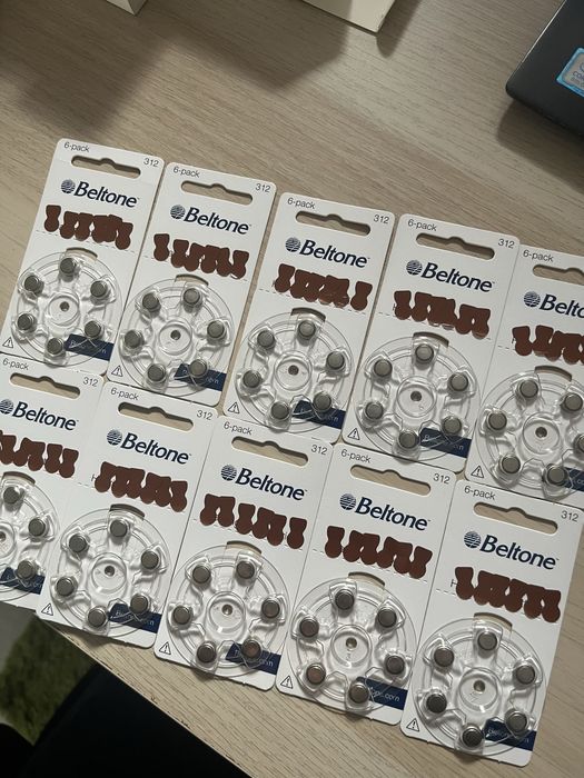 Baterie do aparatu słuchowego Beltone 312