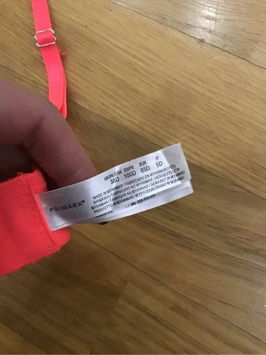 Ліфчик лівчик бьюстгалтер яскравий primark