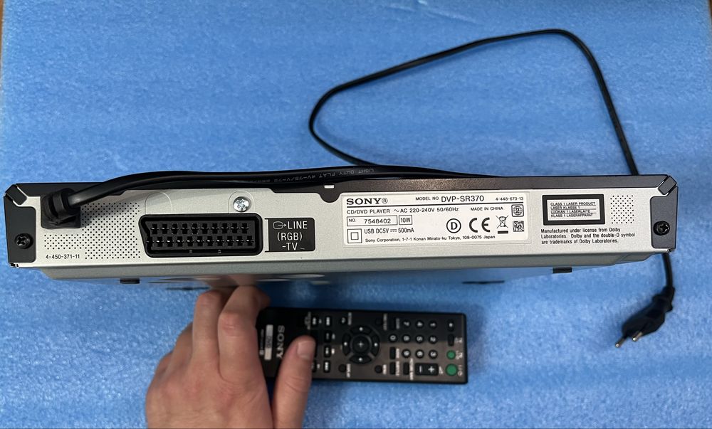 Sony usb dvd dvp-sr370