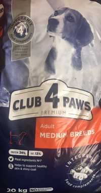 Клуб 4 Лапы Премиум класса для взрослых собак средних пород