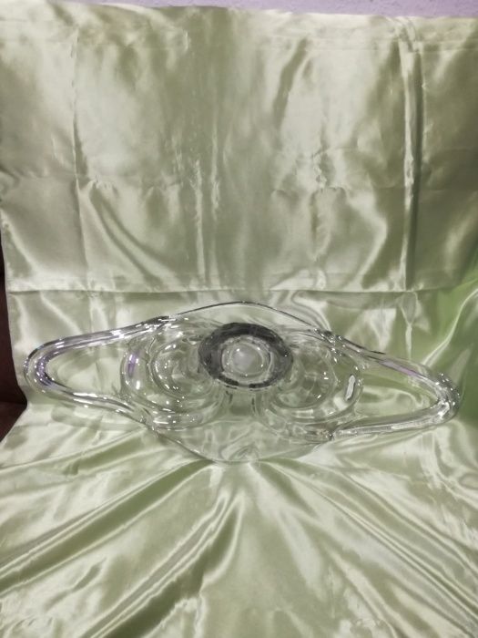 Centro Mesa em Cristal "Art Vannes" Anos 60/70