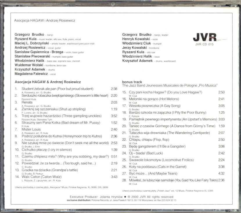 CD HAGAW Andrzej Rosiewicz BDB-